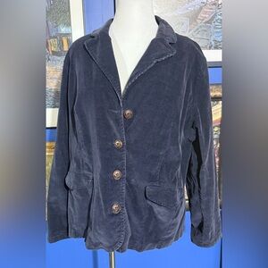 St. John's Bay Midnight Blue Corduroy Blazer